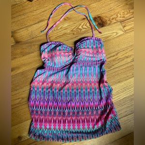 Womens maternity swimsuit tankini top, size M.
